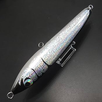 Amazon.co.jp: ウッドダイビングペンシル 85g ガンマタイプ 黒